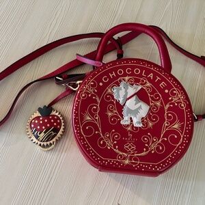 Radley of London Red& Gold Chocolate Box Purse New Condition!